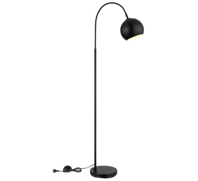 BENNOFloor lamp metal black matt, 1x E27