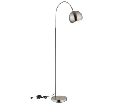 BENNOFloor lamp metal chromed, 1x E27
