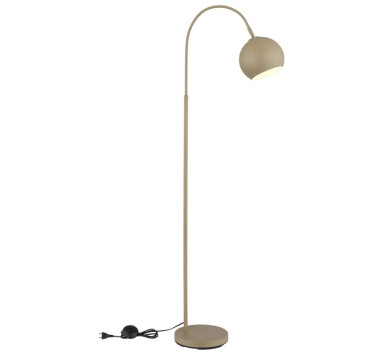 BENNOFloor lamp metal sand colored matt, 1x E27