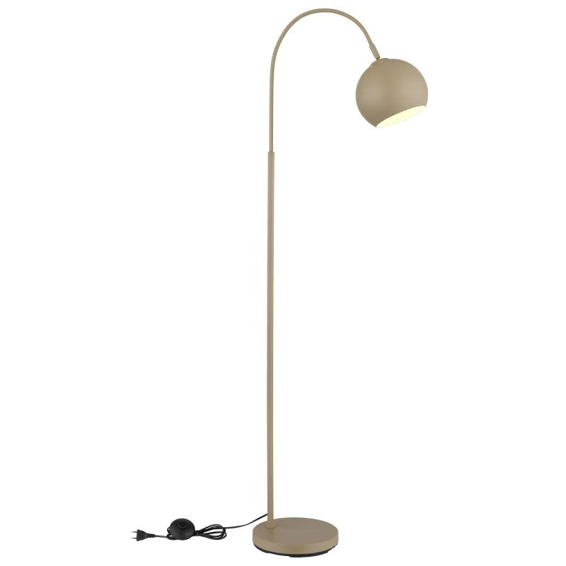 BENNOFloor lamp metal sand colored matt, 1x E27