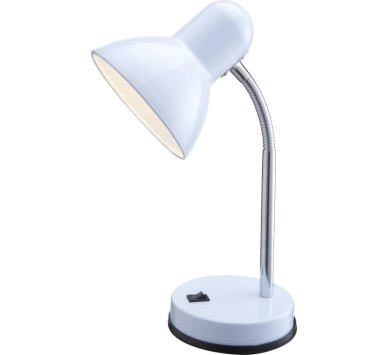 BASICtable lamp plastic white, 1x E27