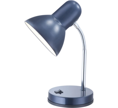 BASICtable lamp metal chromed, 1x E27