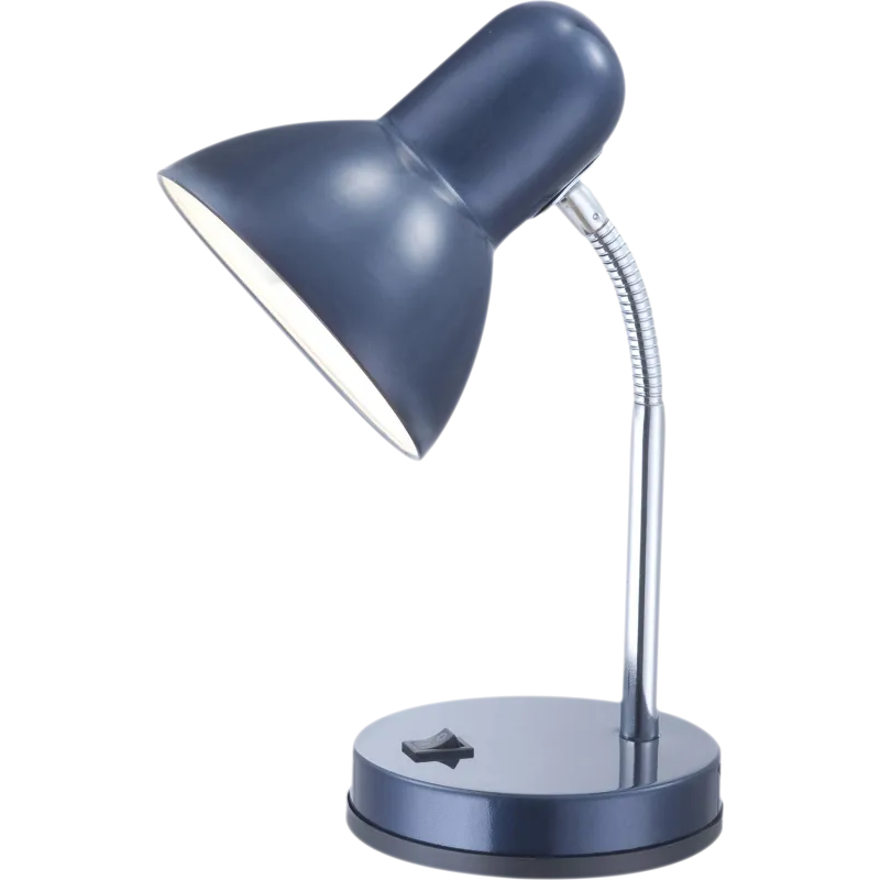 BASICtable lamp metal chromed, 1x E27