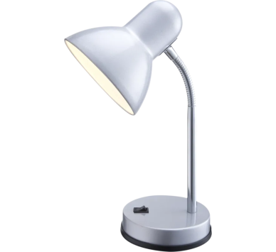 BASICtable lamp metal chromed, 1x E27