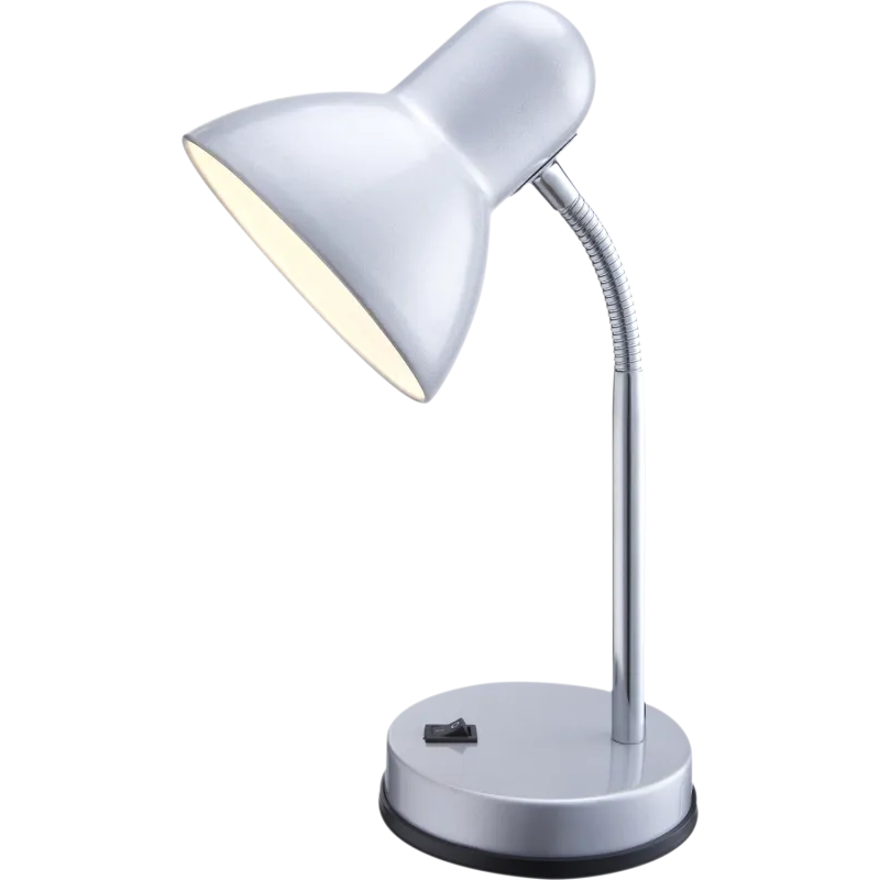 BASICtable lamp metal chromed, 1x E27