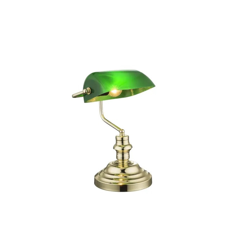 ANTIQUEtable lamp metal brass-coloured, 1x E27