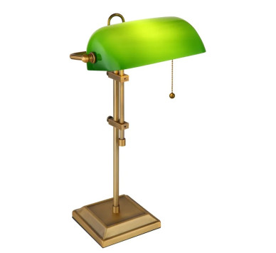 ANTIQUEtable lamp metal old brass, 1x E27