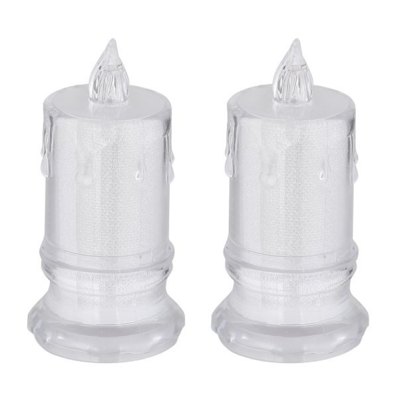 CANDLEtable lamp plastic clear, LED