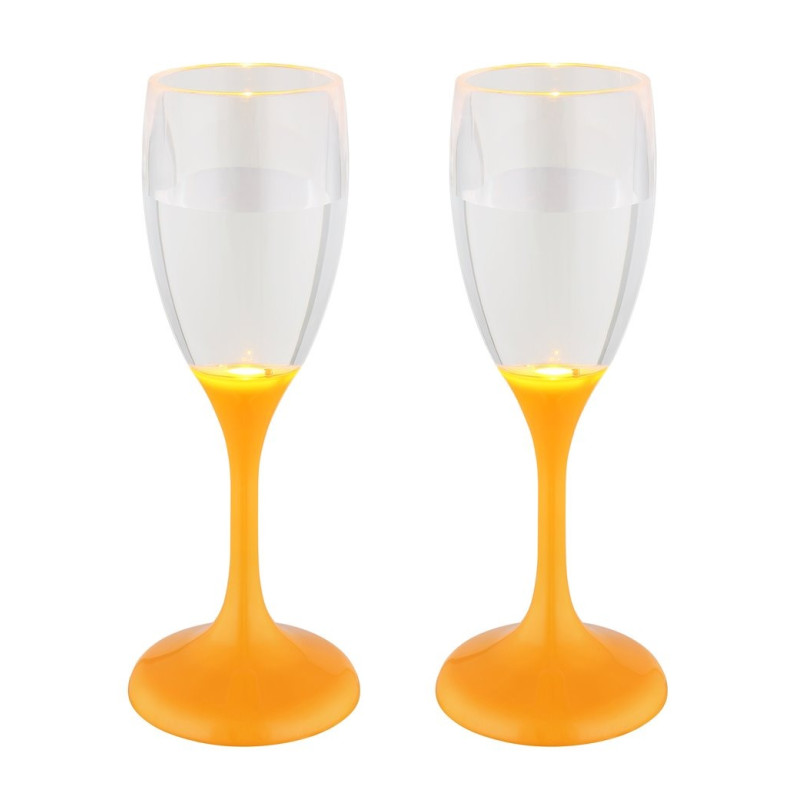 COENtable lamp plastic orange, LED