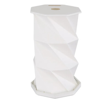 BENDERAtable lamp plastic white matt, LED