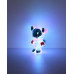 BRONDAR table lamp plastic clear, LED
