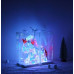 BRONDARtable lamp plastic clear crystal effect, LED