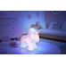 BRONDAR table lamp plastic clear crystal effect, LED