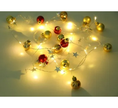 BAILYLED light chain plastic colorful, 20x LED