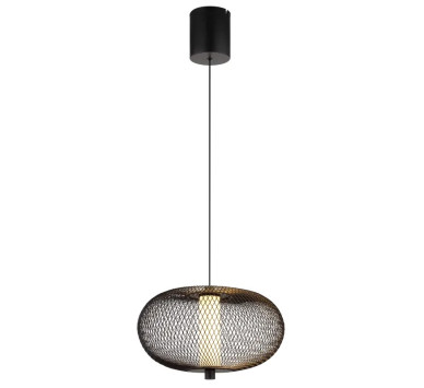 ASTARIpendant lamp metal black matt, LED