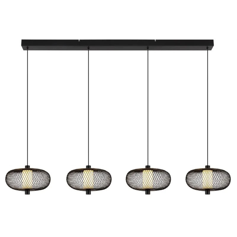 ASTARIpendant lamp metal black matt, LED