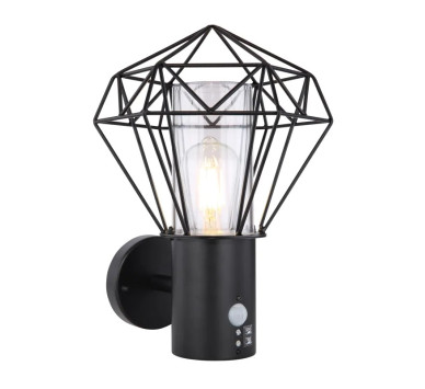 AU?ENLEUCHTE EDELSTAHL SCHWARZ, 1XE27 LEDOutdoor Light stainless steel black, 1x E27 LED
