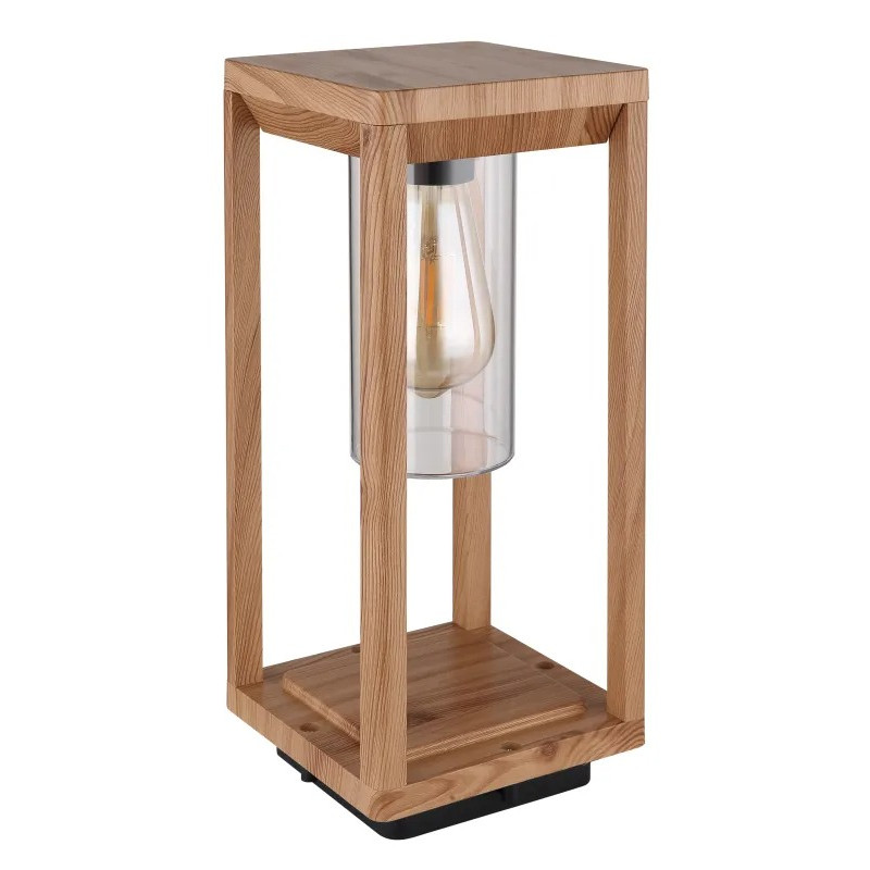 CANDELAOutdoor Light aluminium die-cast wood look, 1x E27 LED