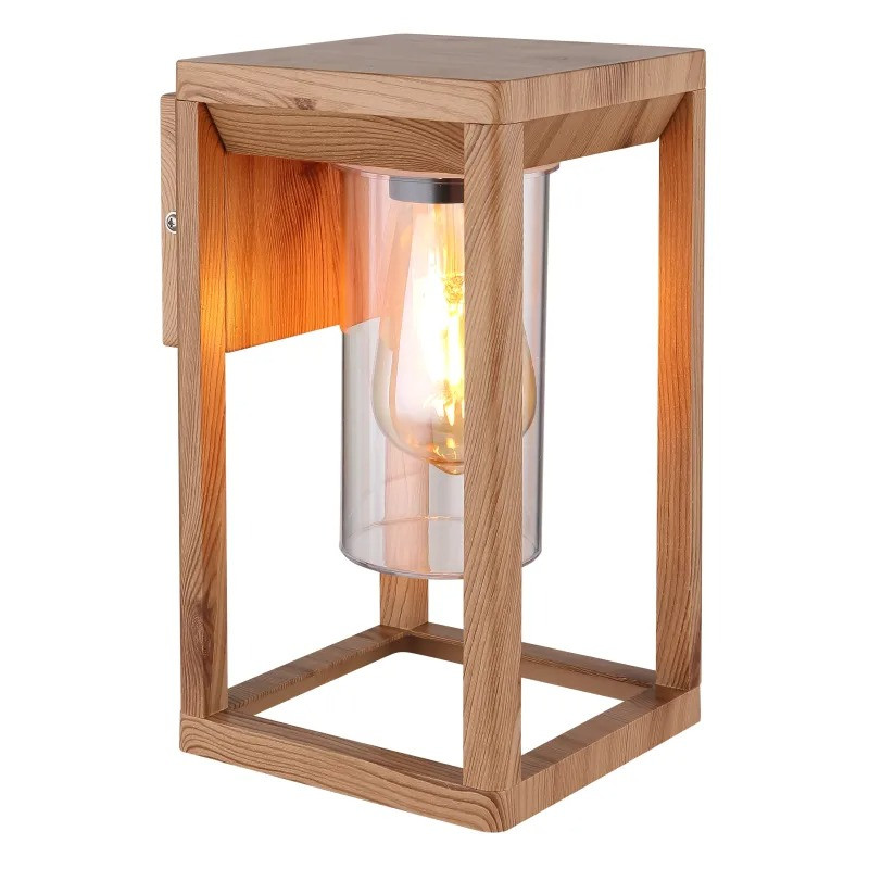 CANDELAOutdoor Light aluminium die-cast wood look matt, 1x E27 LED