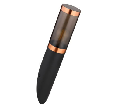 BOSTONOutdoor Light stainless steel black, 1x E27