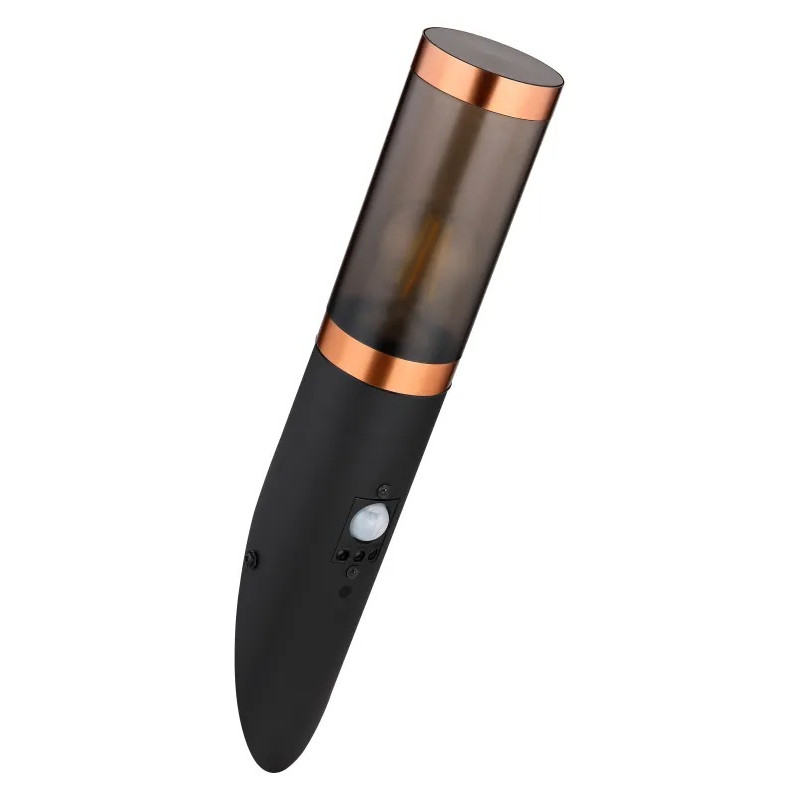 BOSTONOutdoor Light stainless steel black, 1x E27