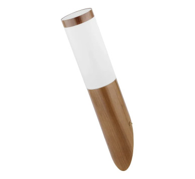 BOSTONOutdoor Light stainless steel wood look, 1x E27