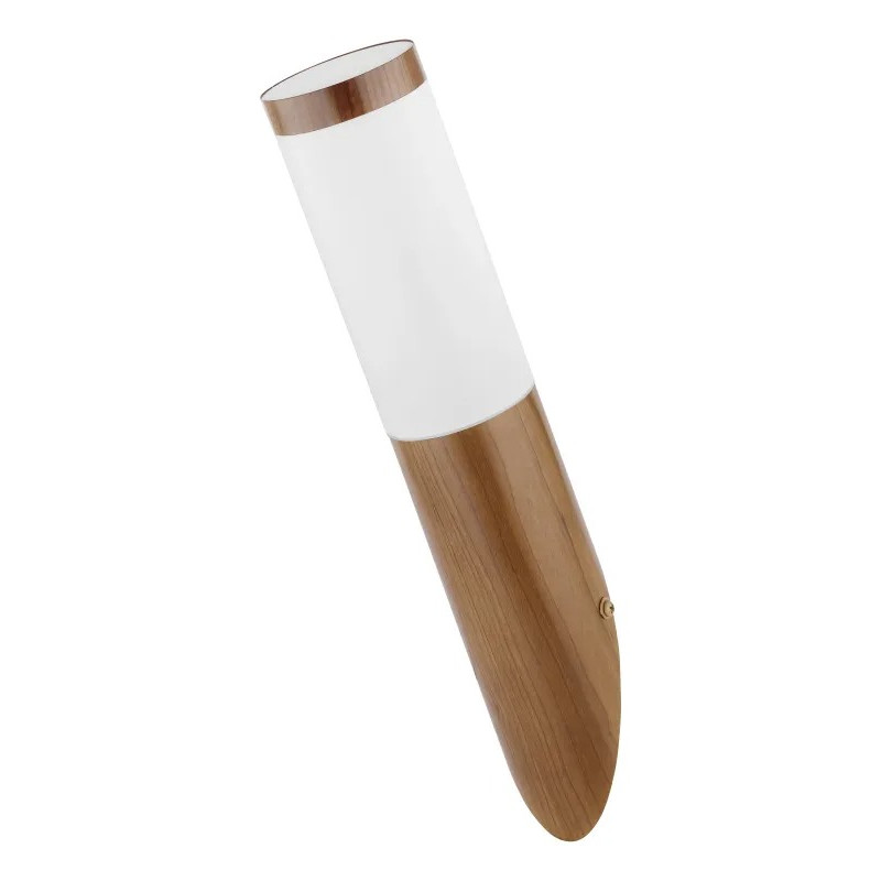 BOSTONOutdoor Light stainless steel wood look, 1x E27