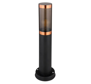 BOSTONOutdoor Light stainless steel black, 1x E27