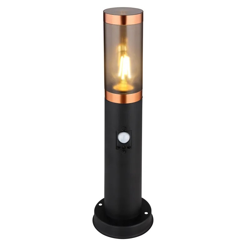 BOSTONOutdoor Light stainless steel black, 1x E27