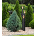 BOSTONOutdoor Light stainless steel black, 3x E27