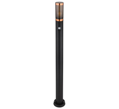 BOSTONOutdoor Light stainless steel black, 1x E27