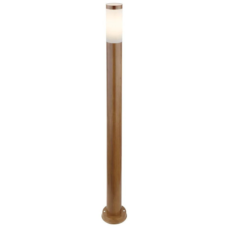 BOSTONOutdoor Light stainless steel wood look, 1x E27