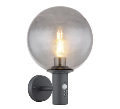 AU?ENLEUCHTE EDELSTAHL, 1XE27 LEDOutdoor Light stainless steel, 1x E27 LED