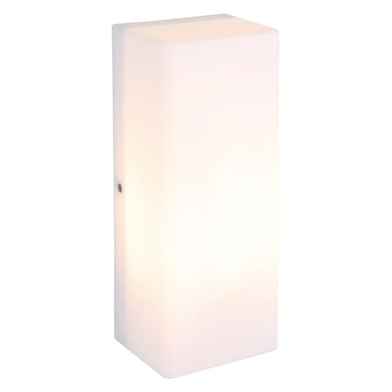 AU?ENLEUCHTE KUNSTSTOFF WEI?, 1XE27 LED Outdoor Light plastic white matt, 1x E27 LED
