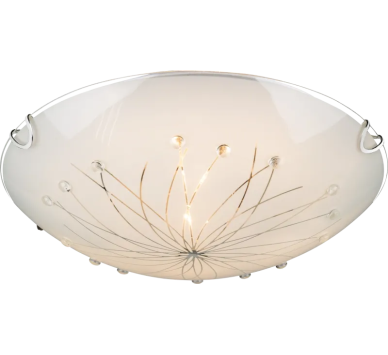 CALIMERO Iceiling light metal white, 2x E27 ILLU