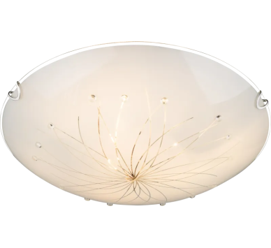 CALIMERO Iceiling light metal white, 3x E27 ILLU