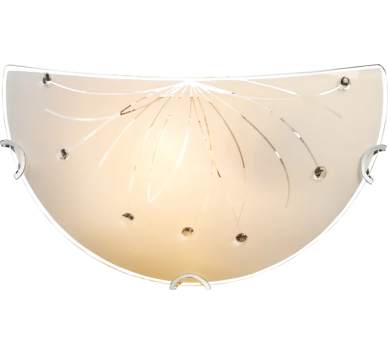 CALIMERO Iwall light metal white, 1x E27 ILLU