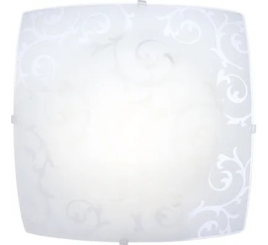 CEDRICceiling light metal white, 1x E27 ILLU