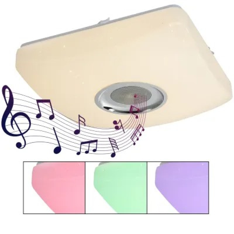 AYLEENceiling light plastic white, RGBW LED