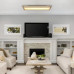 CARLAceiling light metal white, LED