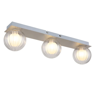 ANDERceiling light metal nickel matt, 3x G9 LED
