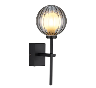 ANDERwall light metal black matt, 1x G9 LED