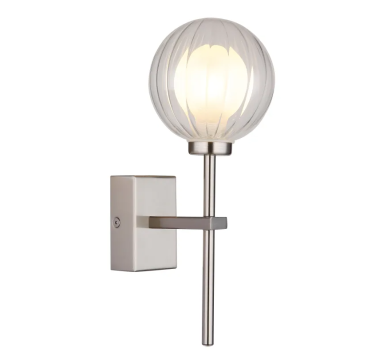 ANDERwall light metal nickel matt, 1x G9 LED