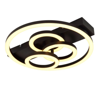 DARRYL Iceiling light metal black matt, LED