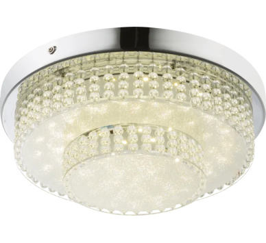 CAKEceiling light metal chromed, LED