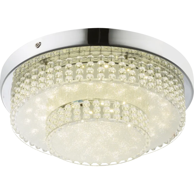 CAKEceiling light metal chromed, LED