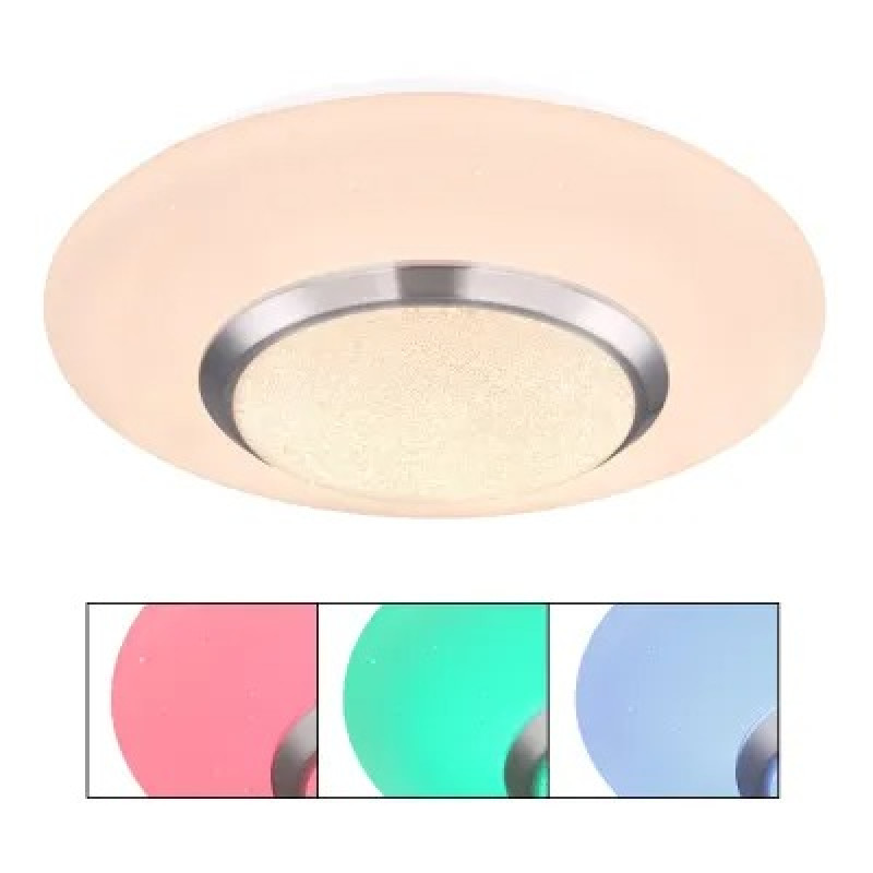 CANDIDAceiling light metal white, RGBW LED