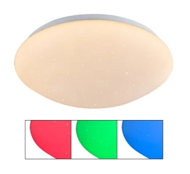 ATREJU Iceiling light metal white, RGBW LED