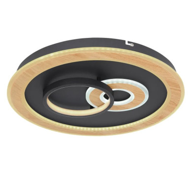 CHESSYceiling light metal black matt, LED