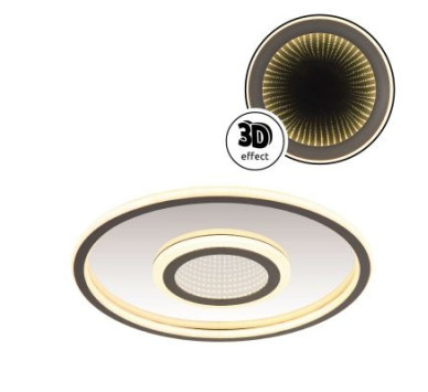 CARAceiling light metal grey matt, LED